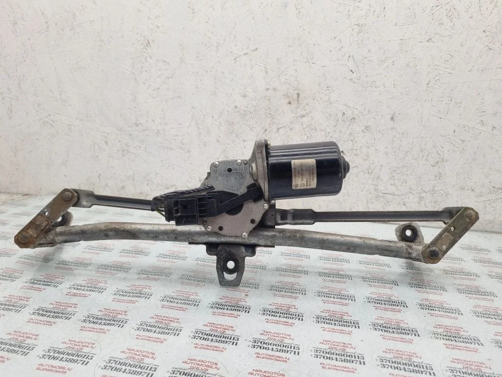 Front wiper linkage and motor 1J1955113B