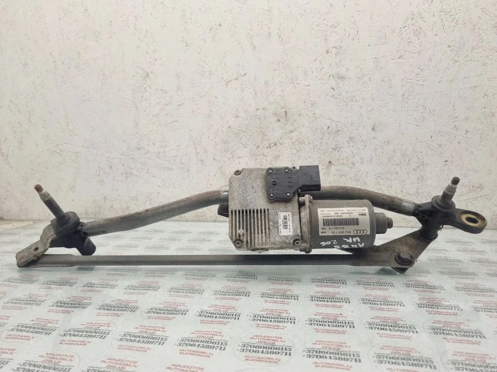 Front wiper linkage and motor 8K2955119