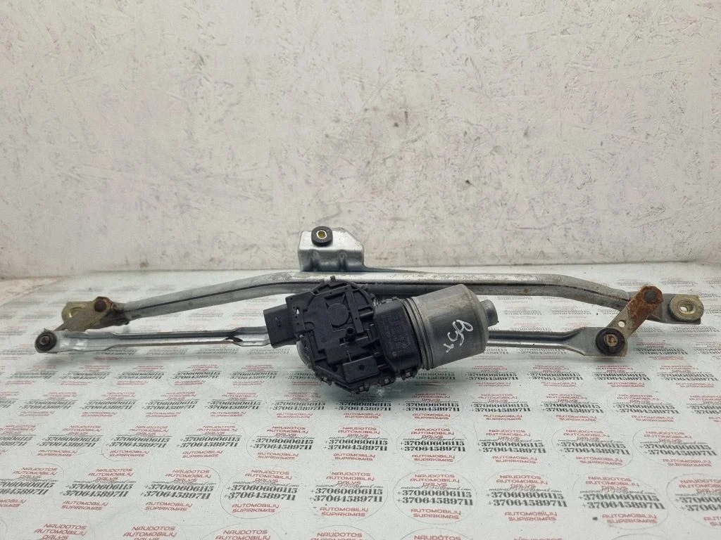 Front wiper linkage and motor 3B1955113C