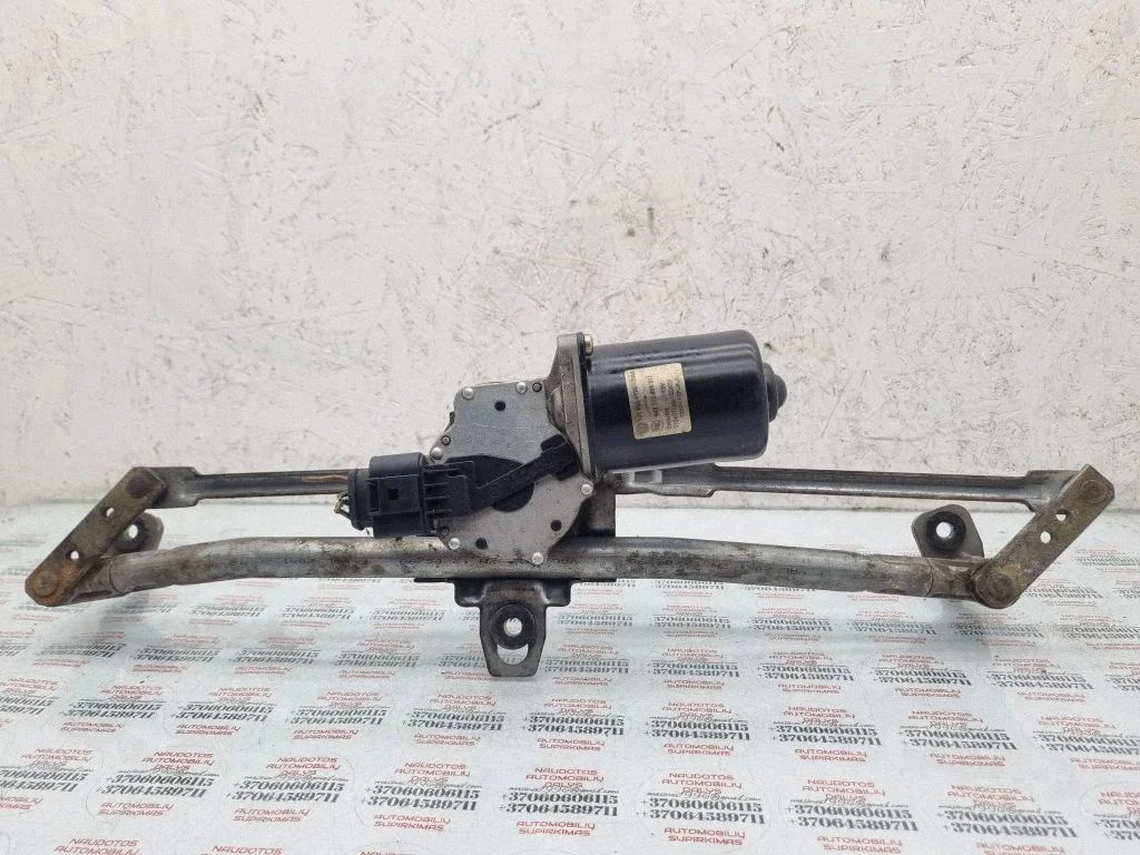 Front wiper linkage and motor 1J1955113B