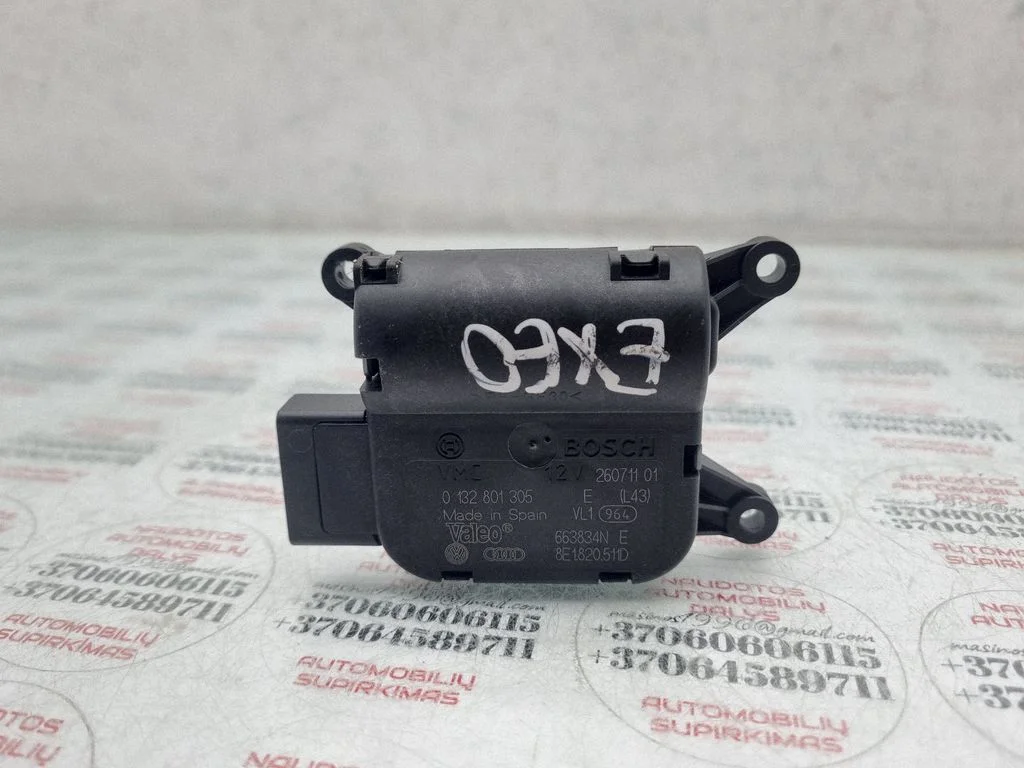 Gaisa aizvara motoriņš/aktuators 8E1820511D