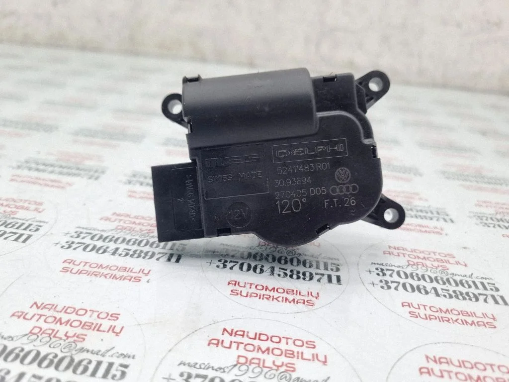 Gaisa aizvara motoriņš/aktuators 7L0907511A