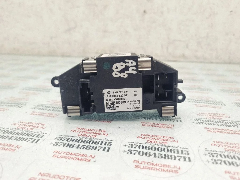 Rezystor dmuchawy 8K0820521
