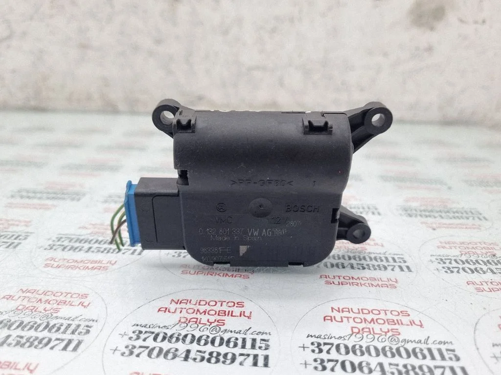 Air flap motor/actuator 1K0907511D