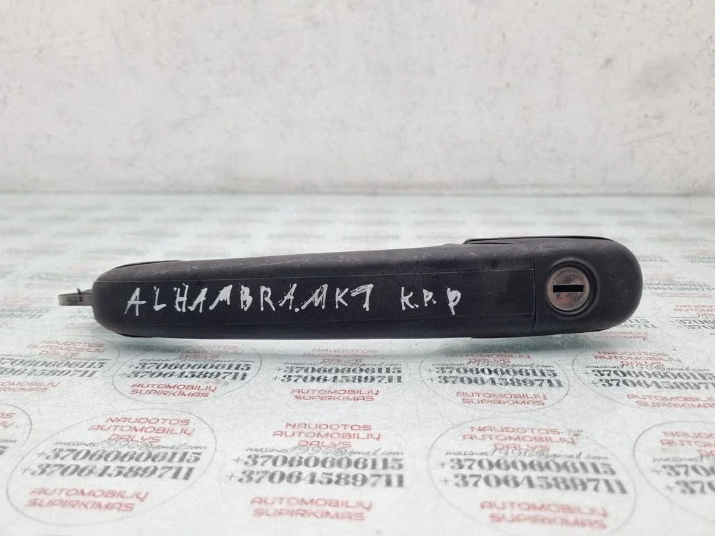 Front door exterior handle – front left