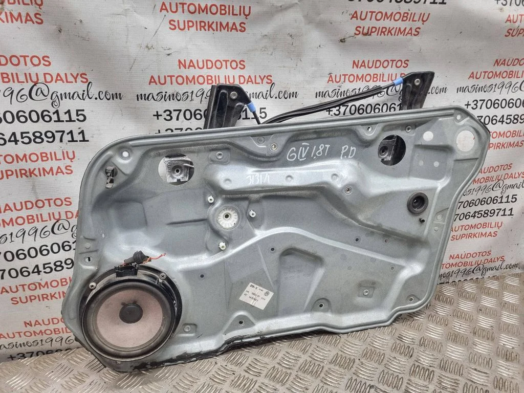 Front window lifting mechanism without motor 1J4837462D