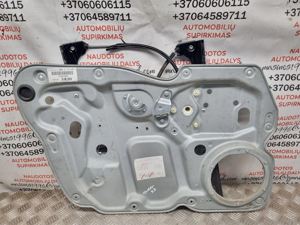 Priekšējā el. loga pacēlāja mehānisms bez motoriņa 1T1837729AK