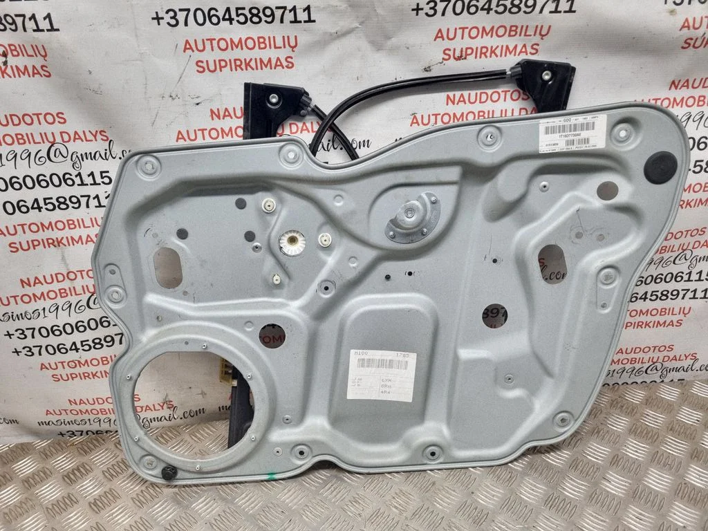 Priekšējā el. loga pacēlāja mehānisms bez motoriņa 1T1837730AE