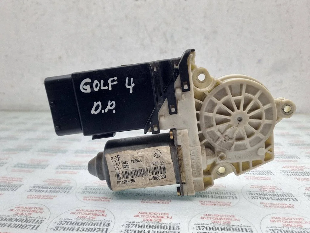 Front door window regulator motor 1J1959832D