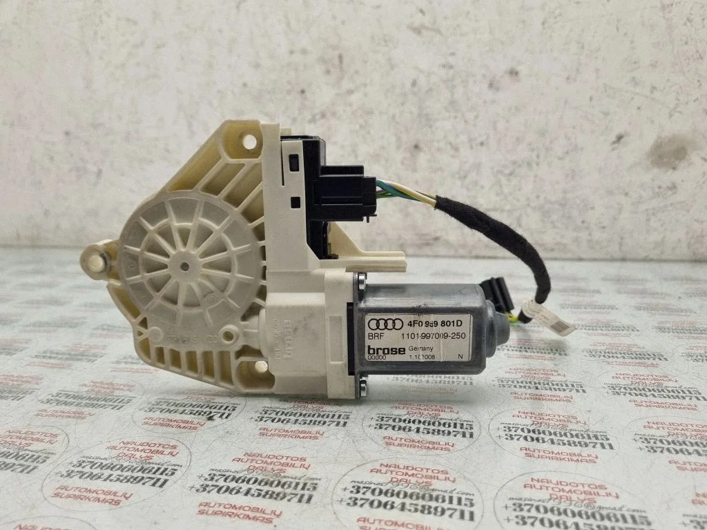 Priekšējā loga pacēlāja motoriņš 4F0959801D