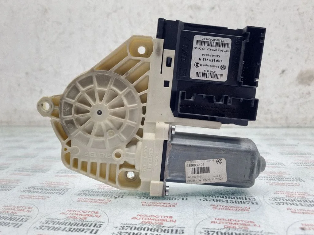 Priekšējā loga pacēlāja motoriņš 1K0959702L