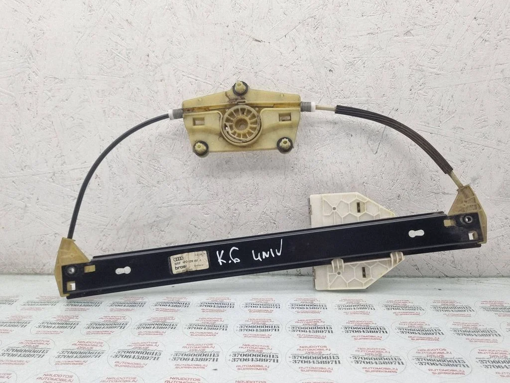 Rear window lifting mechanism without motor – Audi A6 Allroad C6 (2006-2011)