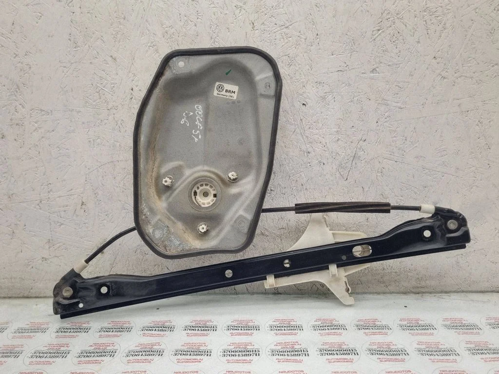 Aizmugurējā el. loga pacēlāja mehānisms bez motoriņa 1K4839462A