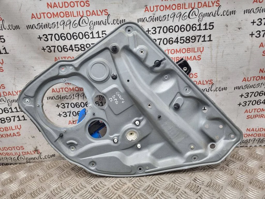 Rear window lifting mechanism without motor 1J4839756E