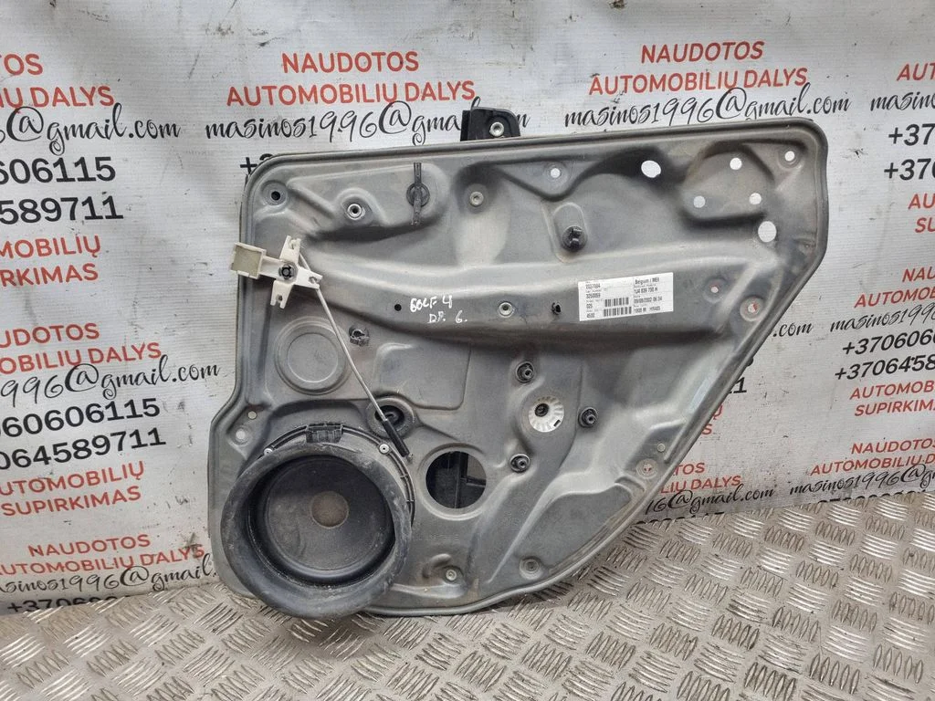 Rear window lifting mechanism without motor 1J4839730H