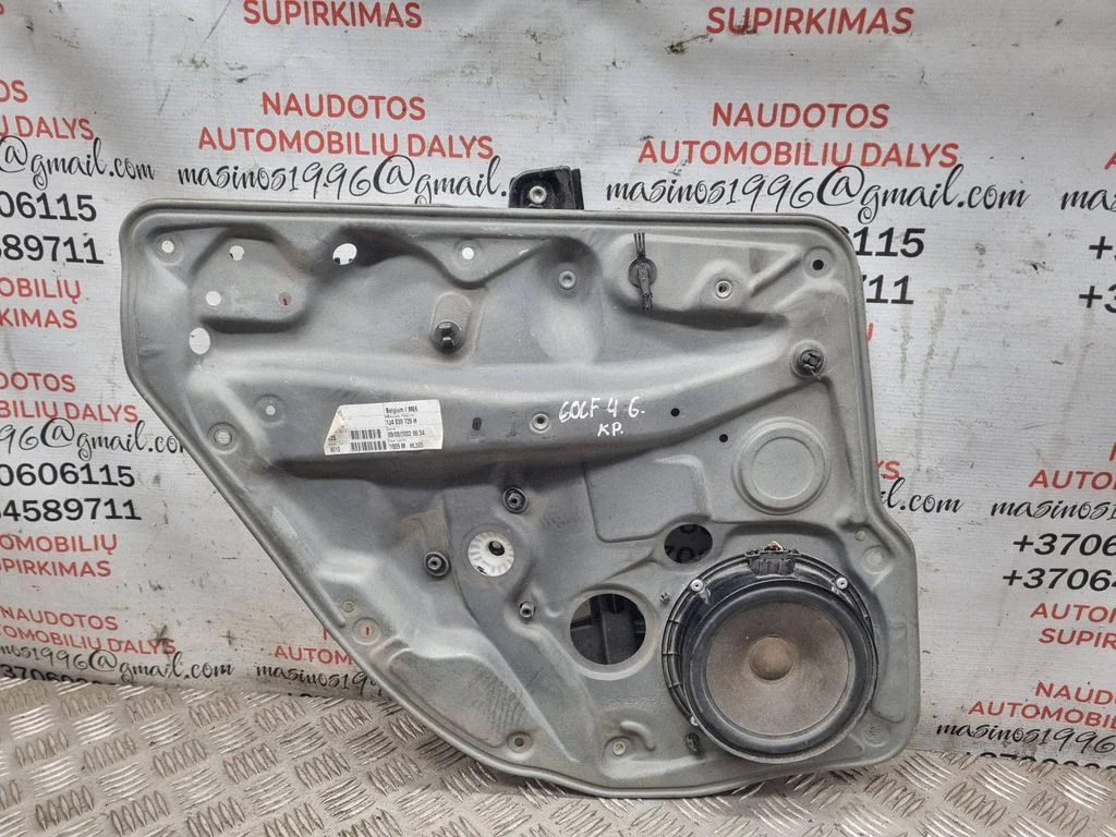 Rear window lifting mechanism without motor – Volkswagen Golf IV (1998-2005)