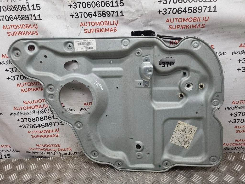 Tagaukse aknatõstuk ilma mootorita 1T0839729H