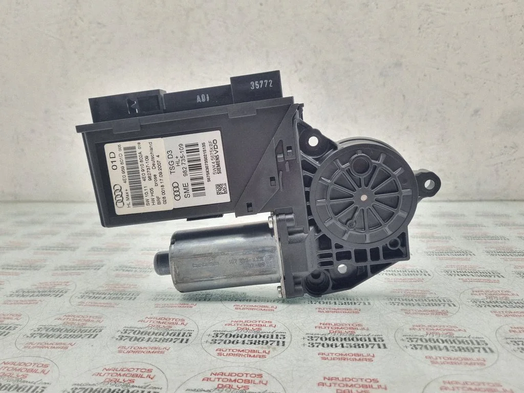 Aizmugurējā loga pacēlāja motoriņš 4E0959801D