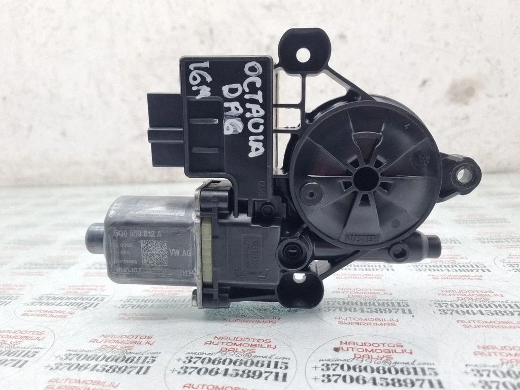 Rear door window regulator motor – Skoda Octavia Mk3 (5E) (2013-2019)