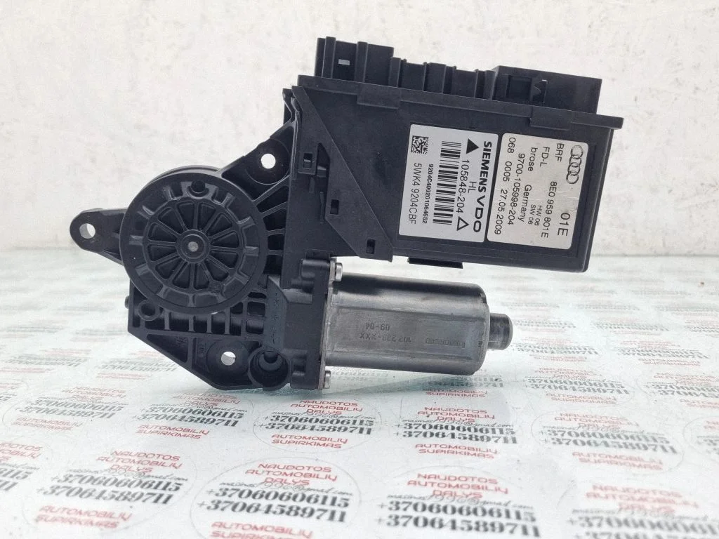 Rear door window regulator motor – Seat Exeo (3R) (2008-2013)