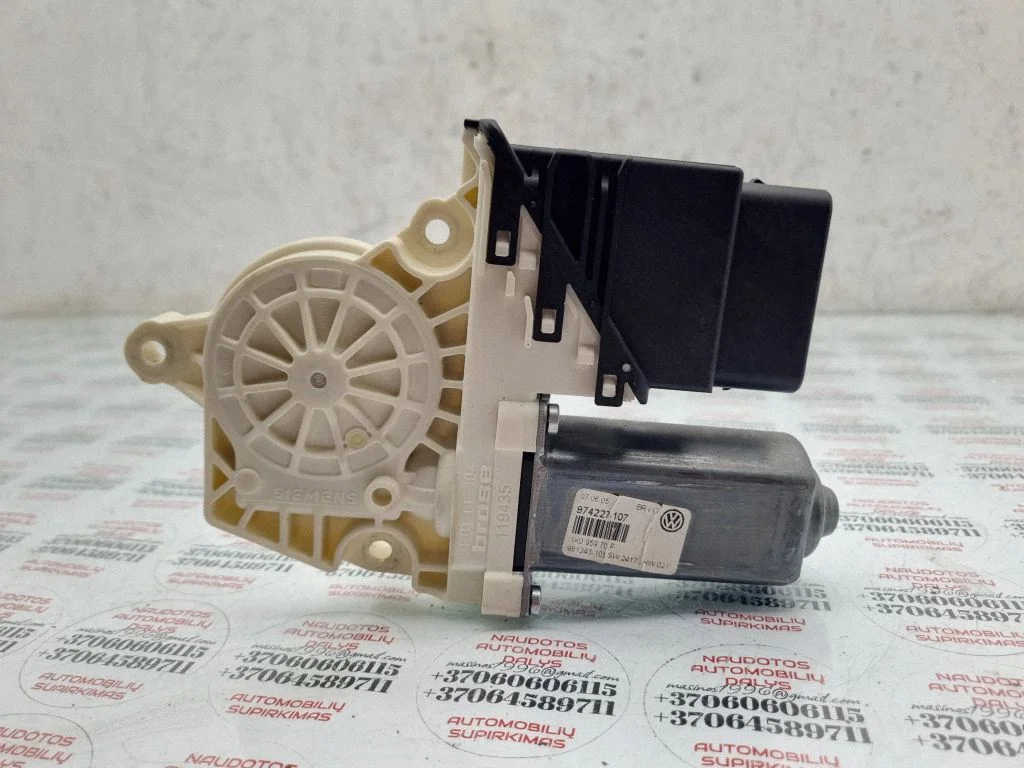 Rear door window regulator motor 1K0959703F