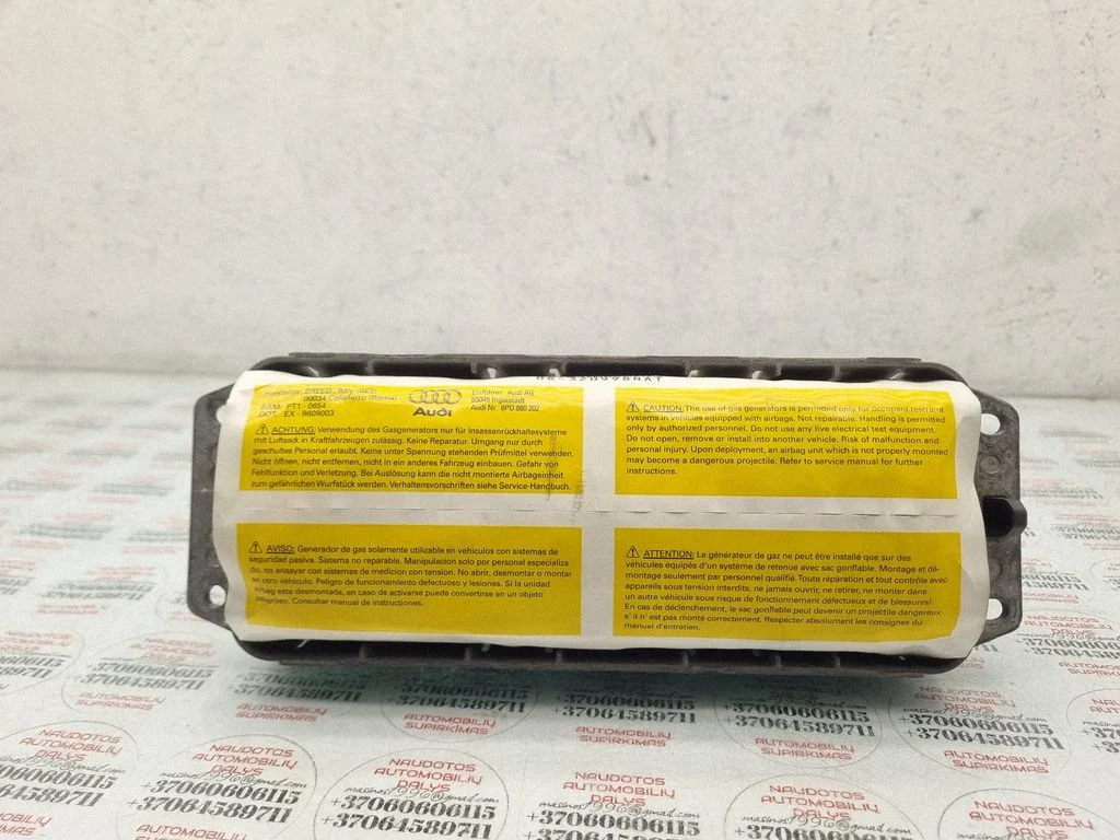 Passenger airbag – Audi A3 S3 8P (2003-2012)