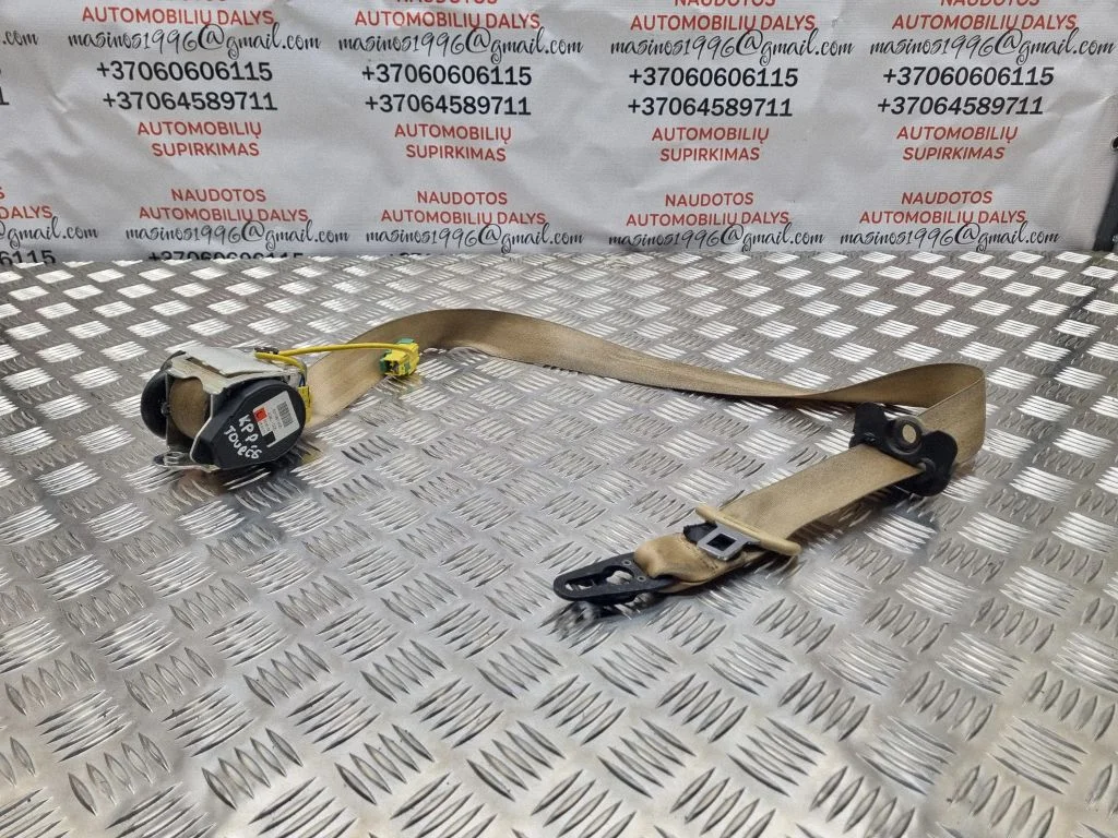 Front seatbelt – Volkswagen Touareg I (2002-2010)