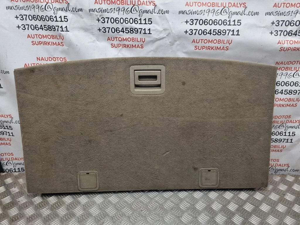 Trunk/boot floor carpet liner 4L0863462AE
