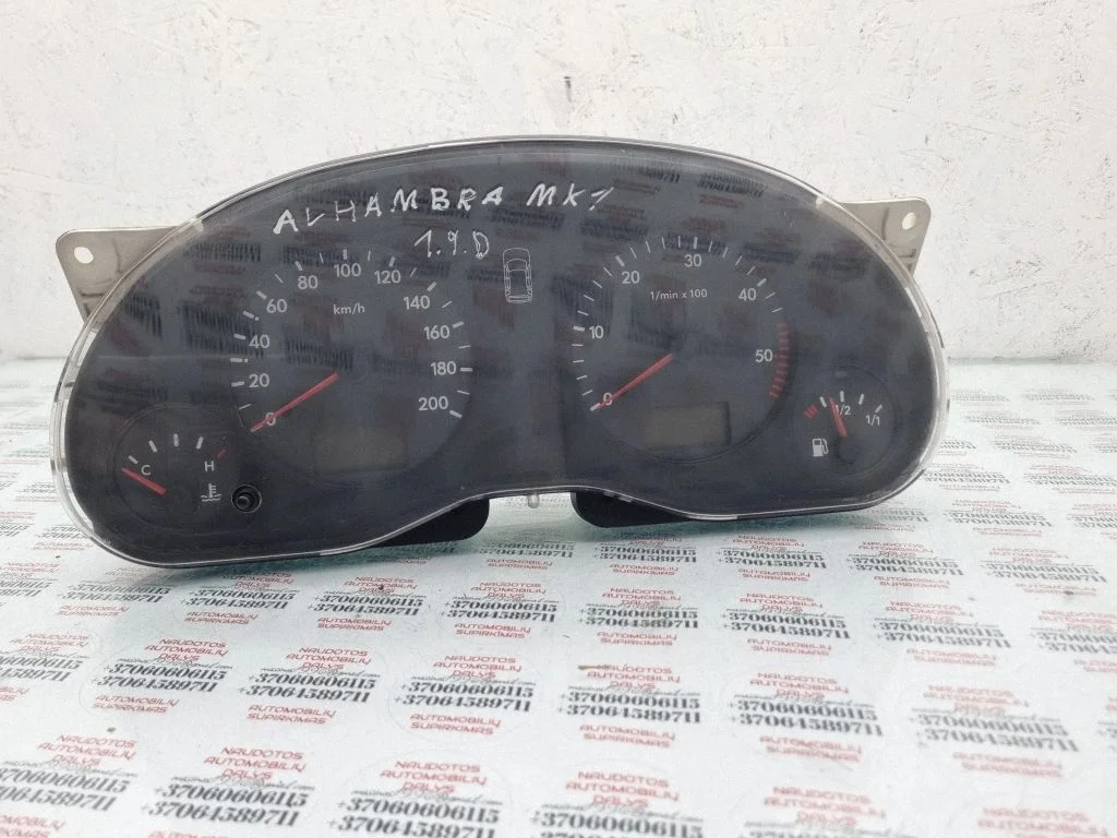 Speedometer (instrument cluster) – Seat Alhambra (Mk1) (1996-2010)