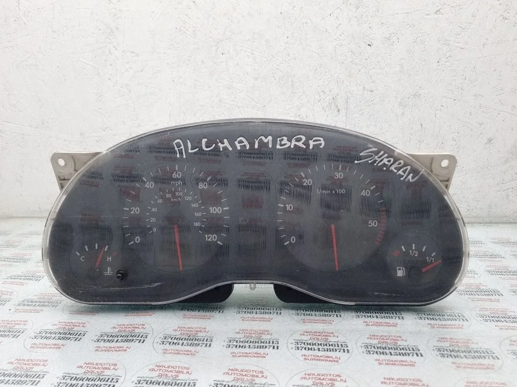 Speedometer (instrument cluster) – Volkswagen Sharan (1996-2000)
