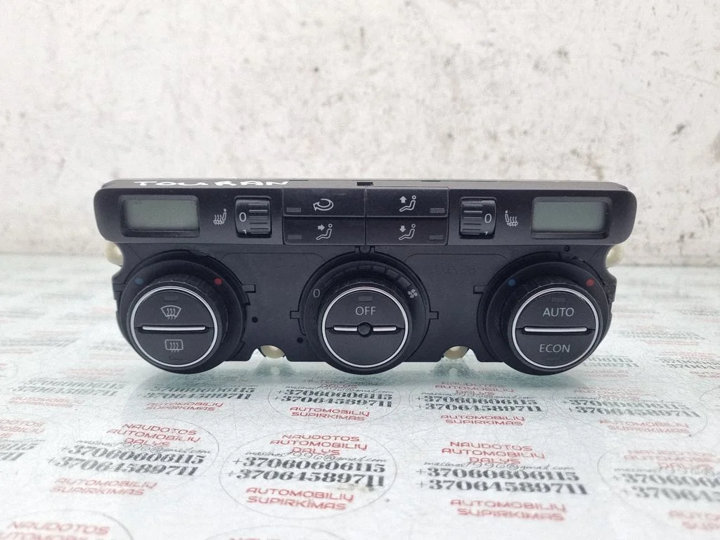 Kliimaseadme/kütte juhtplokk (salongis) – Volkswagen Touran I (2003-2010)
