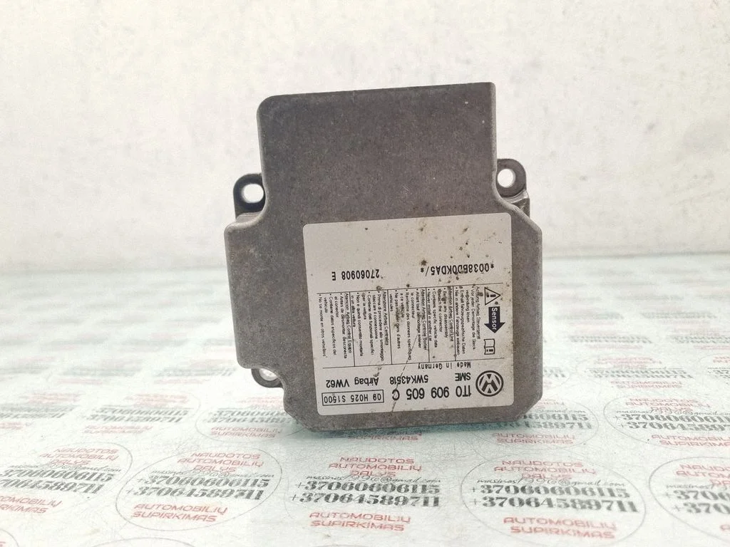 Airbag control unit/module 1T0909605C