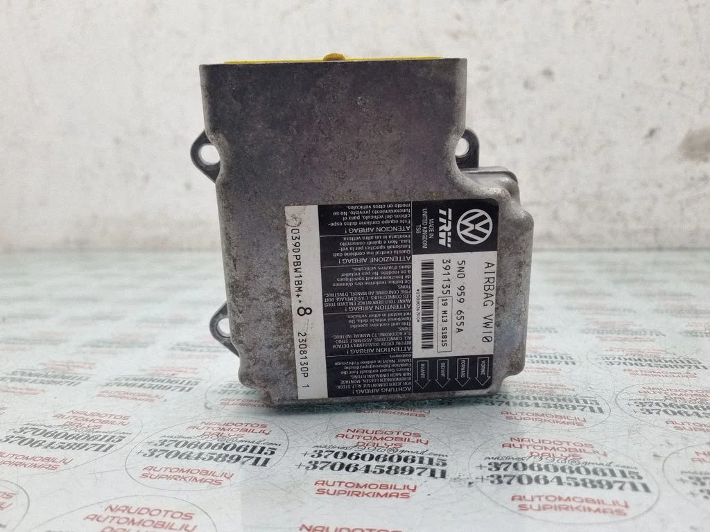 Drošības spilvenu vadības bloks 5N0959655A
