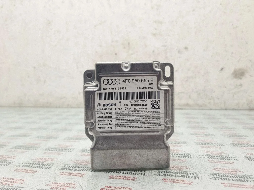 Drošības spilvenu vadības bloks 4F0959655E