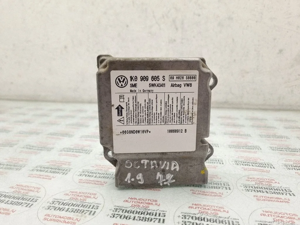 Turvapatjade juhtplokk – Skoda Octavia Mk2 (1Z) (2004-2013)