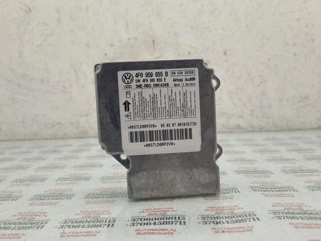 Airbag control unit/module 4F0959655B