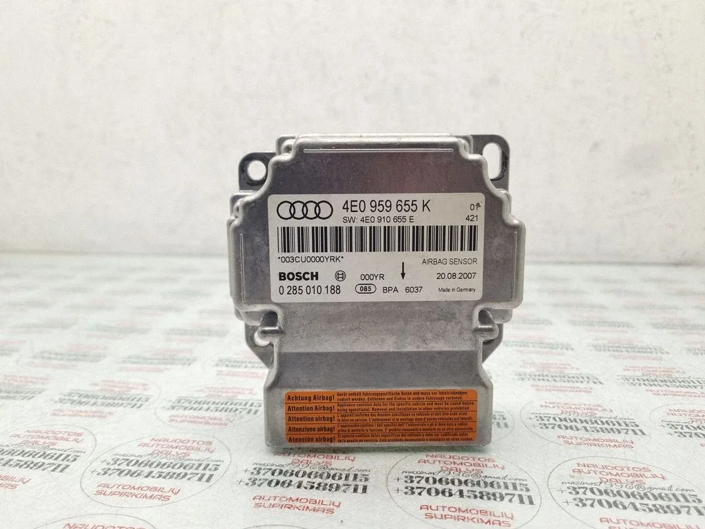 Airbag control unit/module – Audi A8 S8 D3 4E (2002-2009)