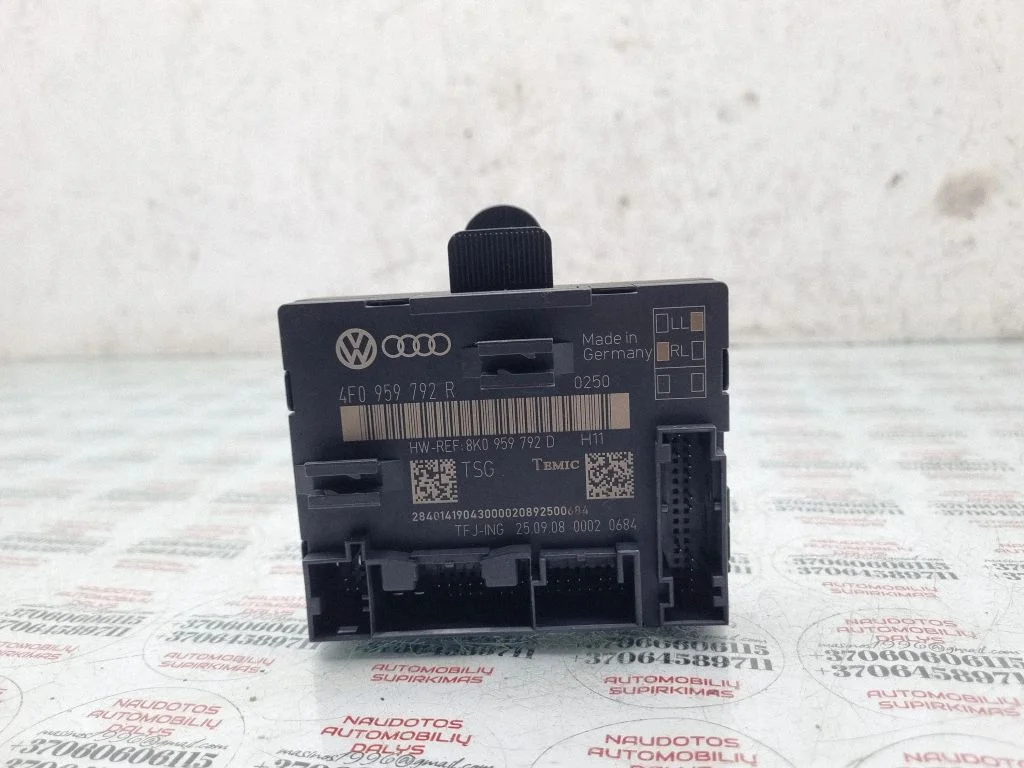 Durvju elektronikas vadības bloks 4F0959792R