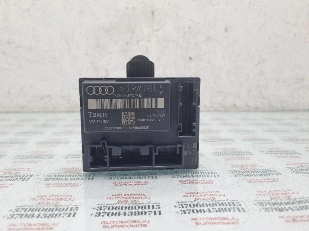 Door control unit/module – Audi A6 Allroad C6 (2006-2011)