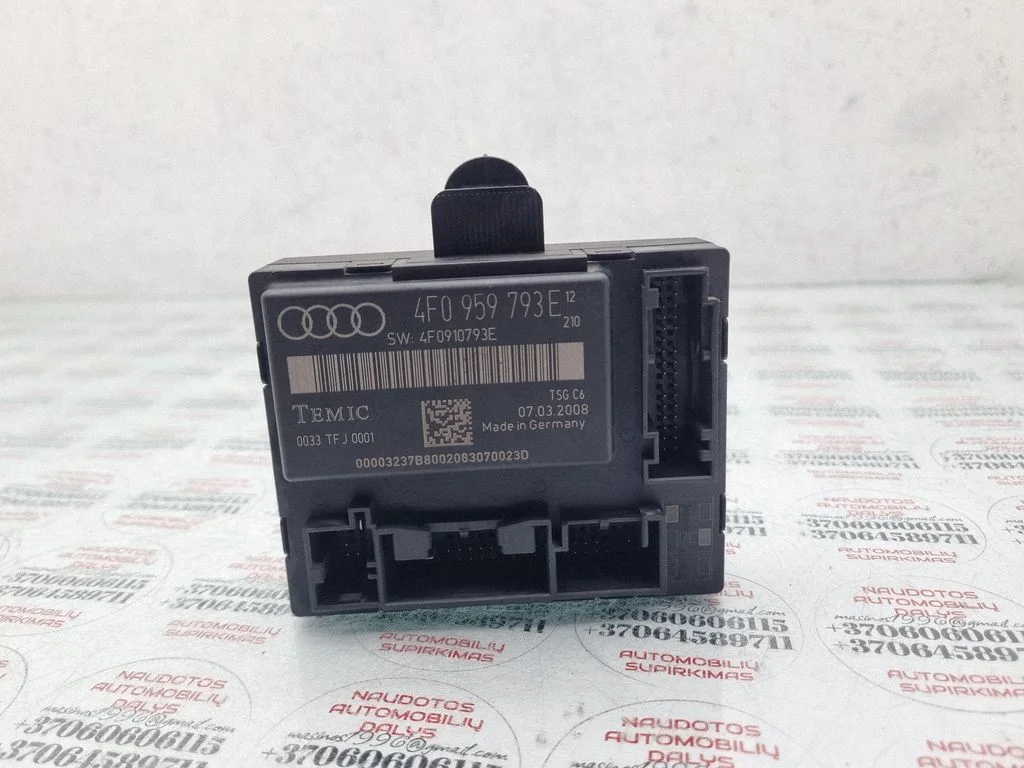 Durvju elektronikas vadības bloks 4F0959793E