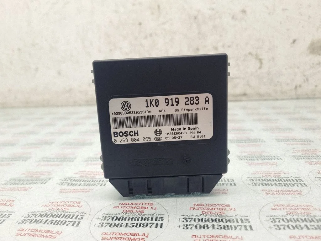 Parkimisandurite (PDC) juhtplokk 1K0919283A
