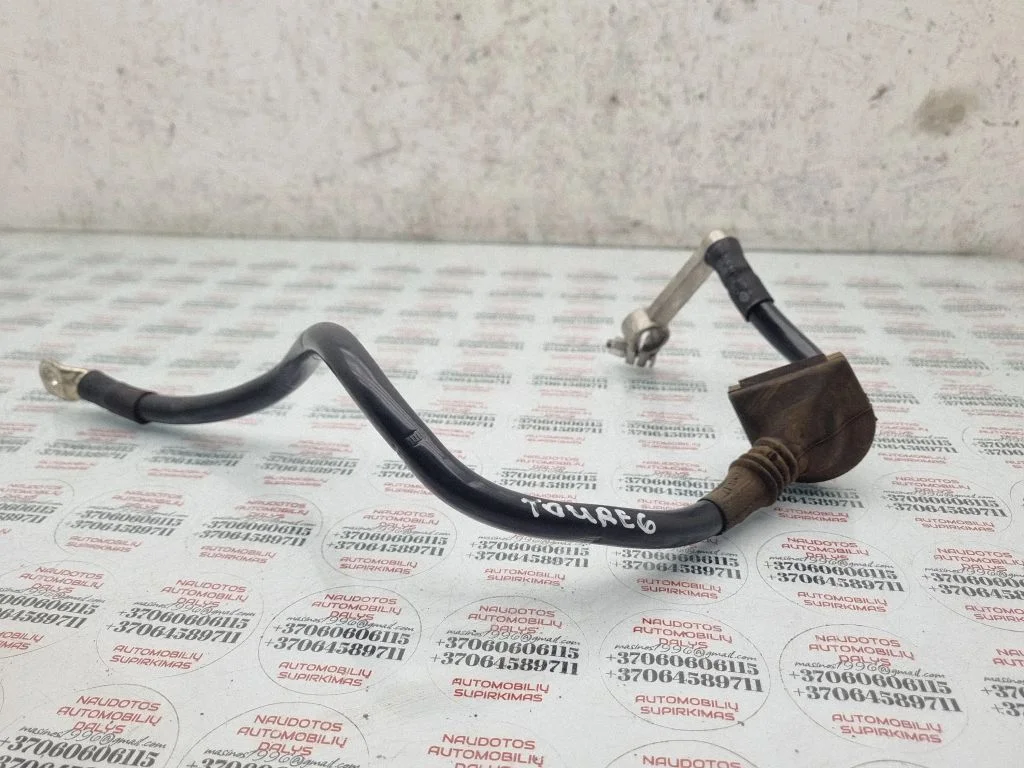 Negative earth cable (battery) – Volkswagen Touareg I (2002-2010)