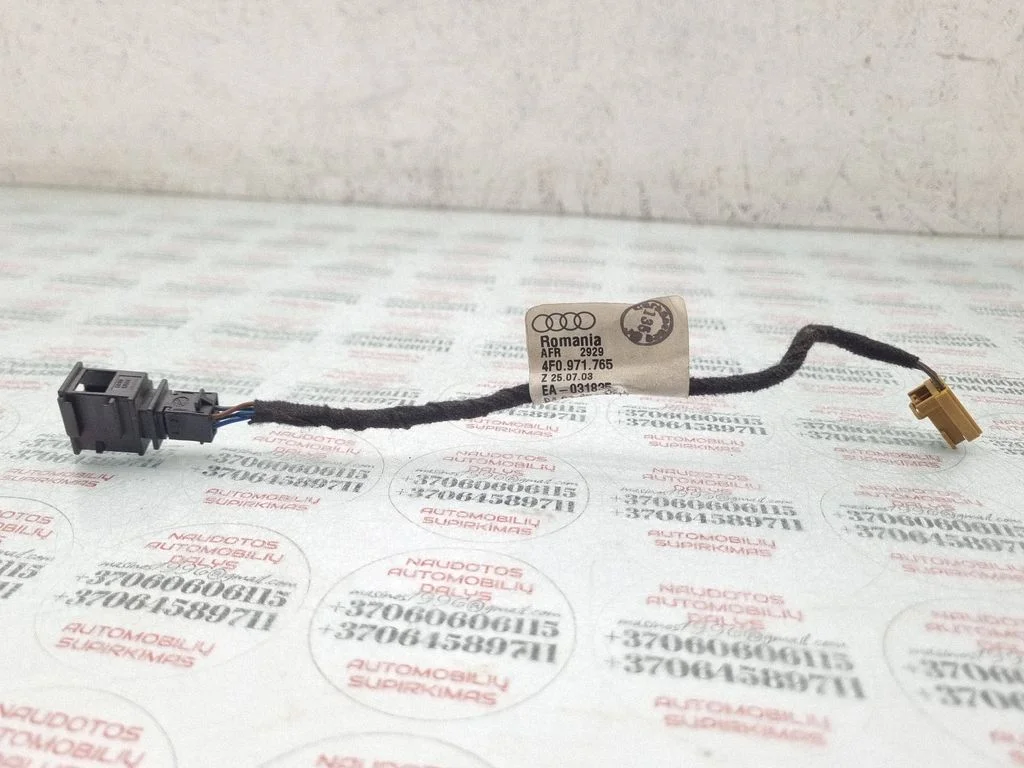 Priekšējo durvju vadu instalācija 4F0971765