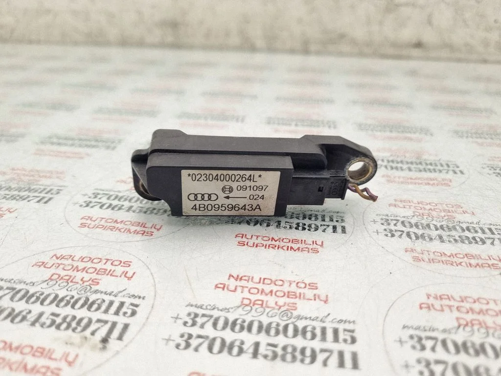 Airbag deployment crash/impact sensor 4B0959643A