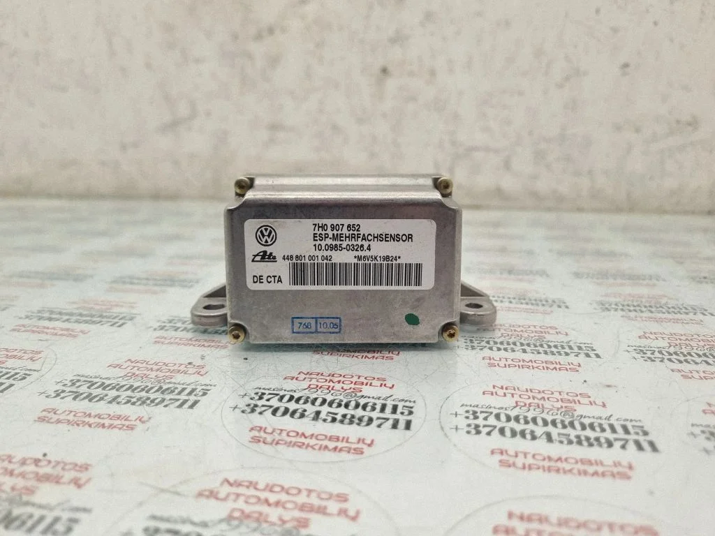 ESP acceleration yaw rate sensor – Volkswagen Touareg I (2002-2010)