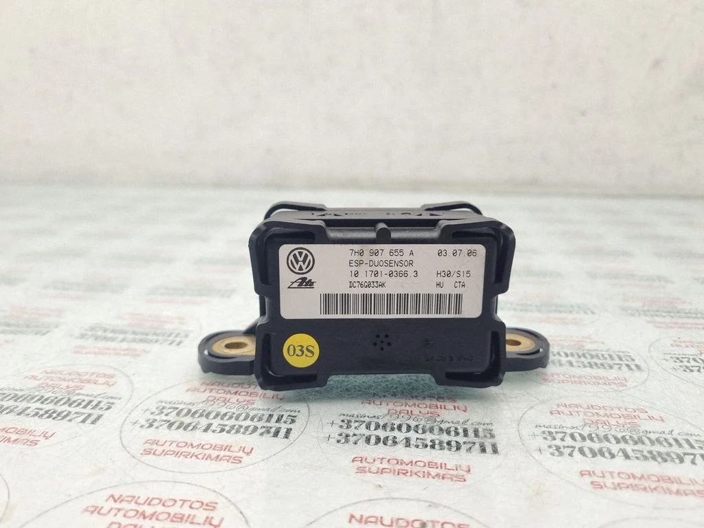 ESP acceleration yaw rate sensor 7H0907655A
