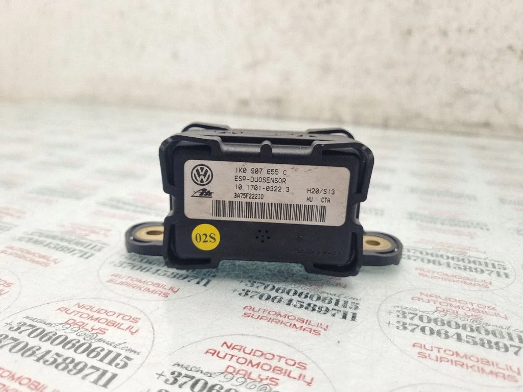 ESP acceleration yaw rate sensor 1K0907655C