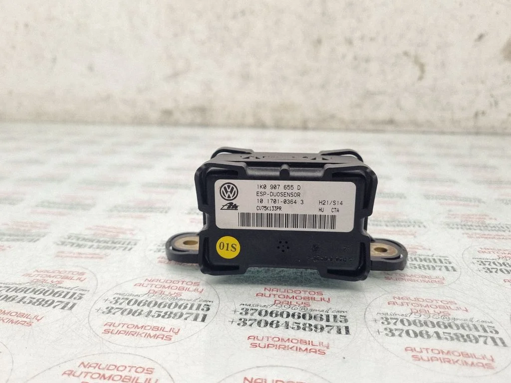 ESP acceleration yaw rate sensor 1K0907655D
