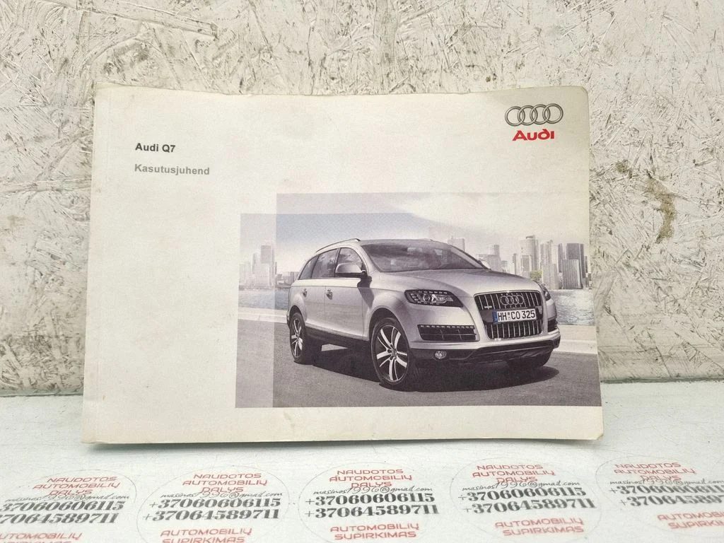 Książka serwisowa – Audi Q7 4L (2005-2015)