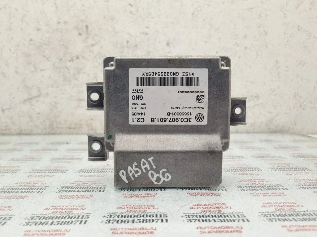Rokas bremzes vadības bloks 3C0907801B